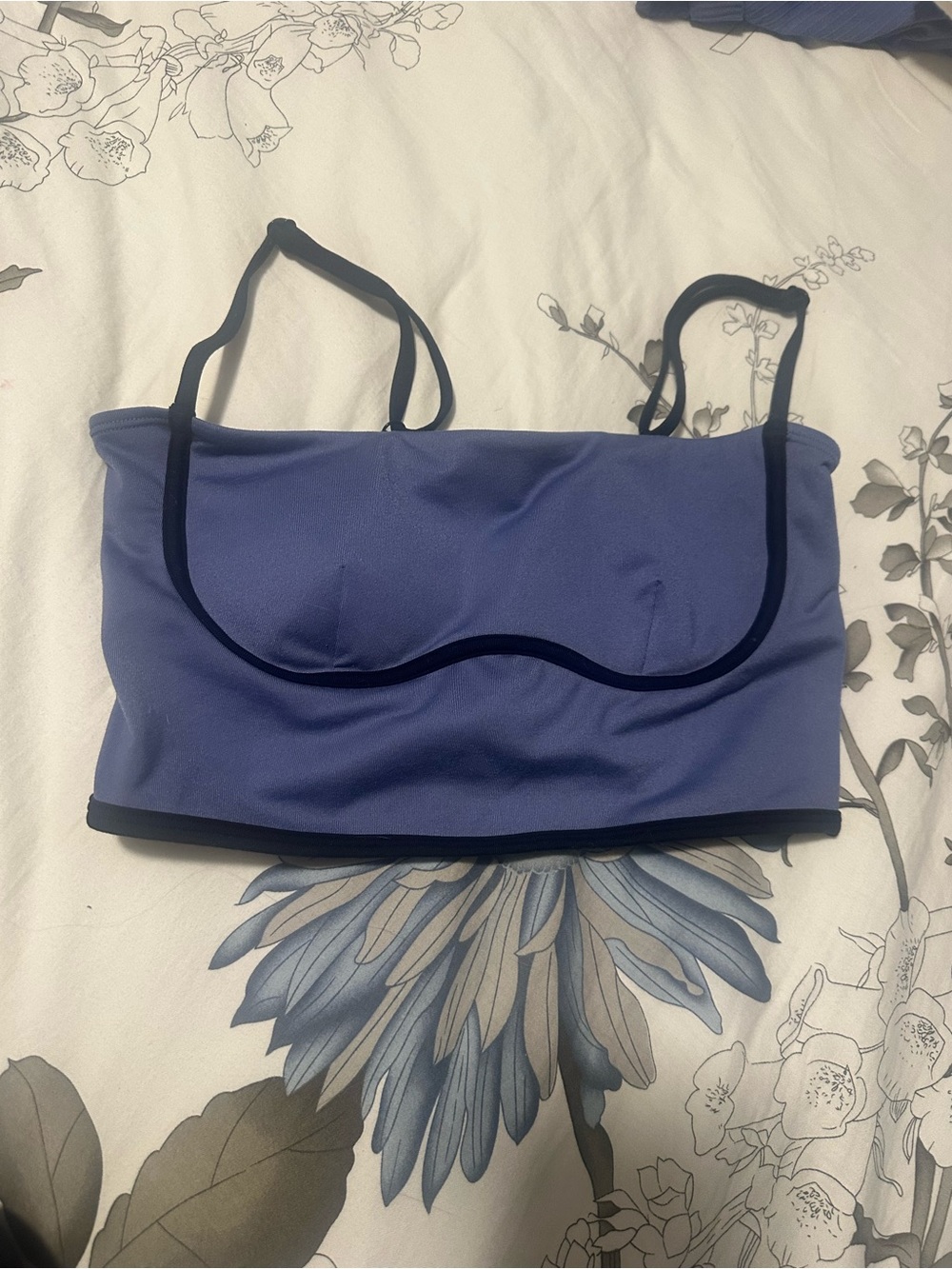 ALO Yoga Blue or Periwinkle Sports Bra Workout Top